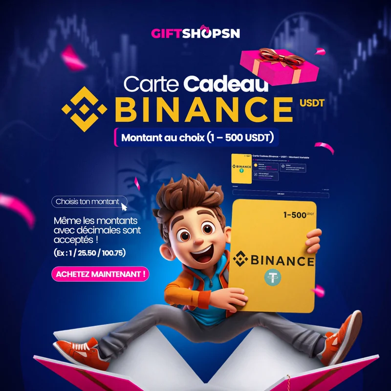 Cartes cadeaux Binance