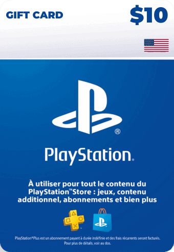Playstation Network 10$ - Etats-Unis