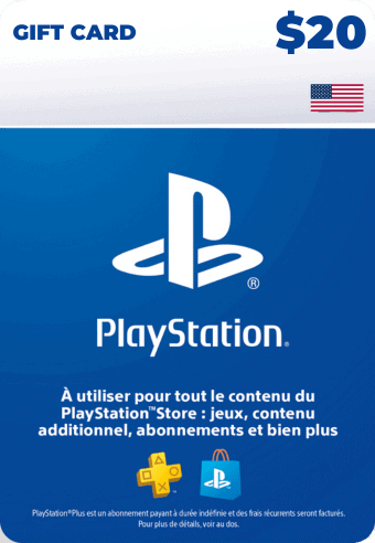 Playstation Network 20$ - Etats-Unis