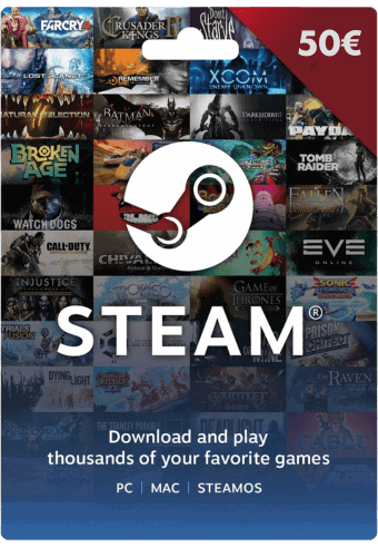 Steam 50€ - Europe
